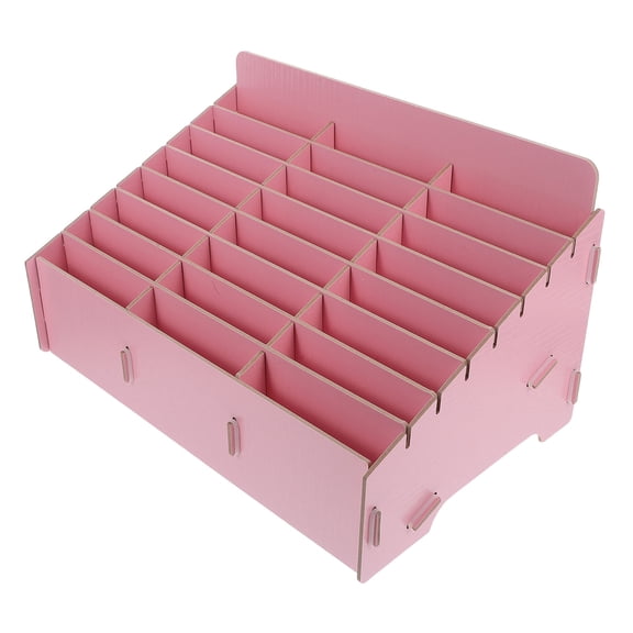 Homoyoyo Wooden Mobile Phone Holder and Organizer for Desktop Office and Classroom Use