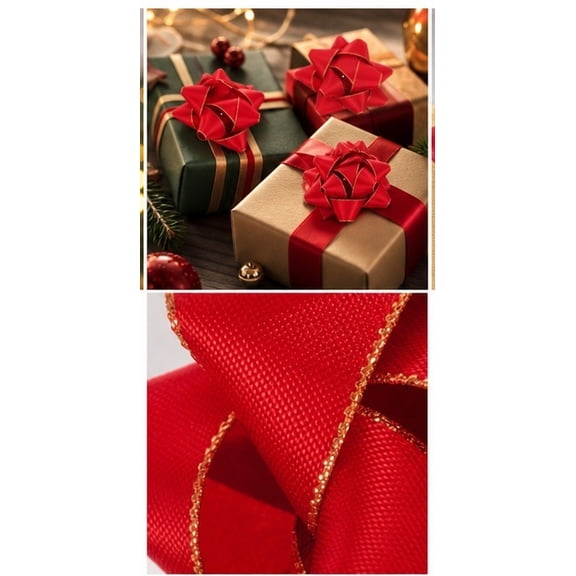 Homoyoyo Preformed Bows, 6 Count Polyester Bows for Boxes and Present Wrapping