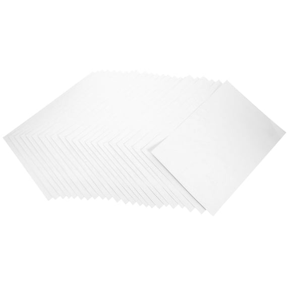 Homoyoyo White Adhesive Sticker Paper Labels, Printable Blank Sheets for Office, Home, and Daily Multipurpose Use