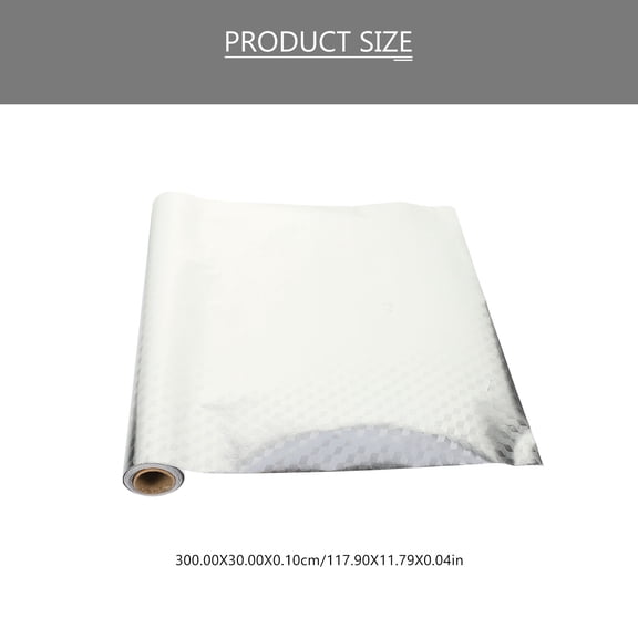 Homoyoyo Silver Self Adhesive Oil Proof Kitchen Wallpaper Waterproof Wall Sticker for Kitchen Decor