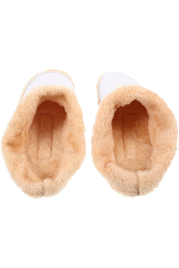 Furry Boot Liners Plush Inserts 1 Pair Warm Detachable for Winter