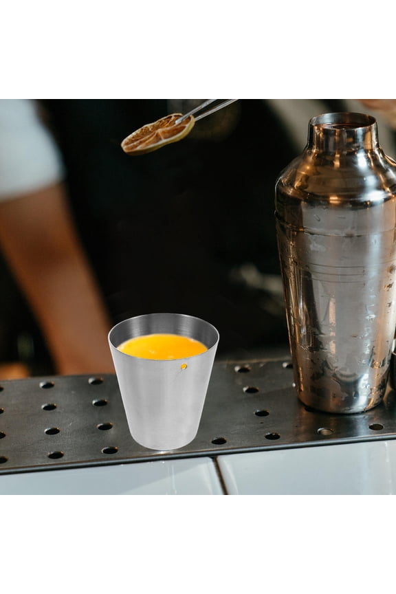 Beaded Chain Necklace with Shot Glass Pendant Stylish and Elegant Jewelry Gift for Women Men