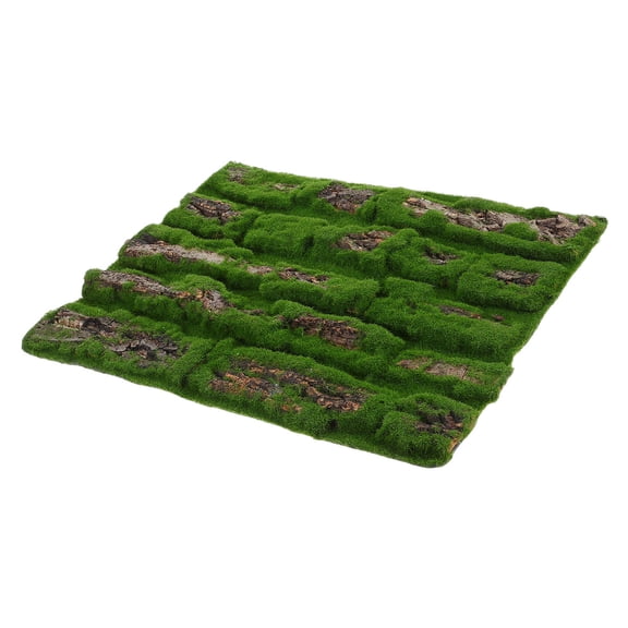 Homoyoyo Artificial Moss Rug for Terrarium Decoration, Green, 1 Piece, Natural Look Plant Mat for Indoor Garden