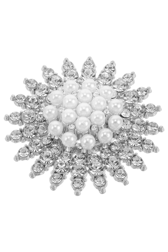 Elegant Brooch Pin Scarf Buckle Versatile Chest Pin Accessory for Sweaters Shawls and Jackets