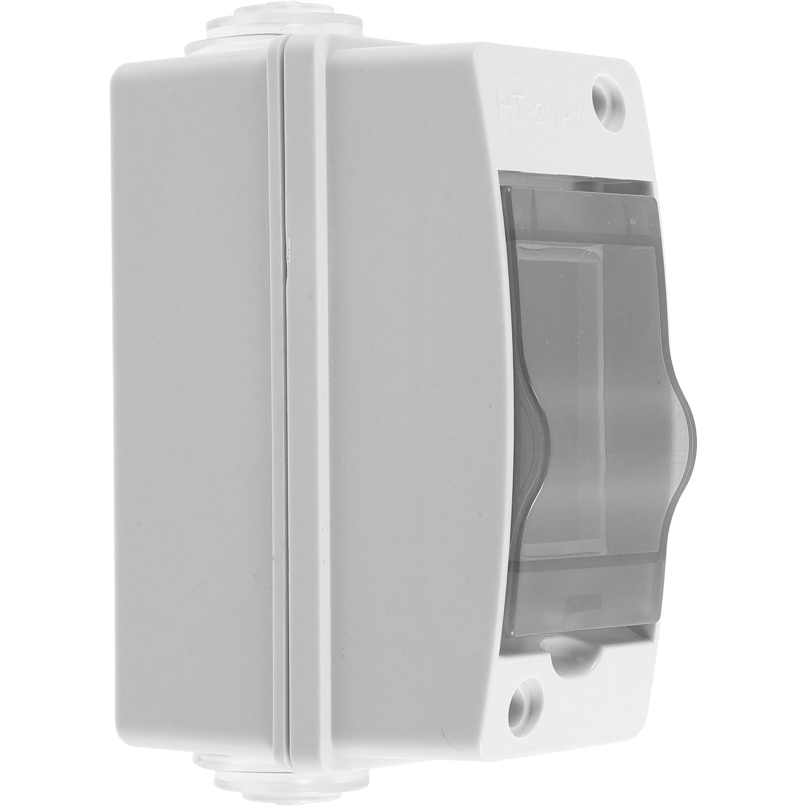 Homoyoyo Plastic Circuit Breaker Box Light Grey 1Pcs