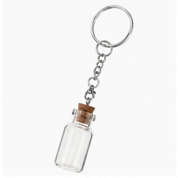 Homoyoyo Small Glass Message Bottles, Corked Vials for Keepsakes, Notes, and Crafts