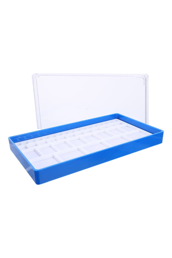 Plastic Watch Movement Holder Box with Compartments for Watchmaker Tools