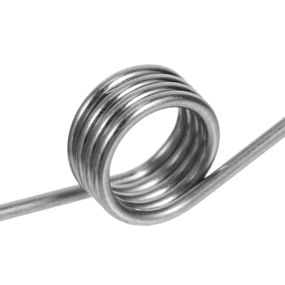 Homoyoyo Stainless Steel Trash Can Lid Spring Replacement Set, 4 Pieces for Quick and Bin Repair