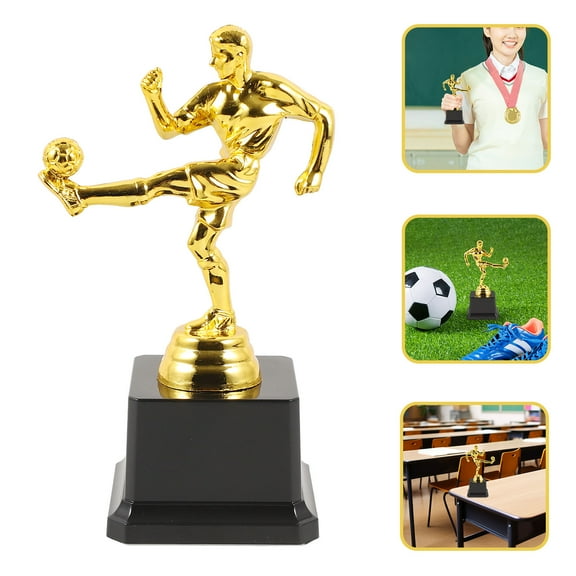 Homoyoyo Plastic Football Trophy Award for Soccer Players, Sports Celebration, Athlete Recognition, and Game Decor