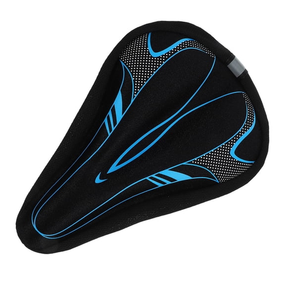 Homoyoyo Silicone Bike Seat Cushion Cover, Absorbing Saddle Pad for Comfortable Riding, Easy to Install, 1 Set
