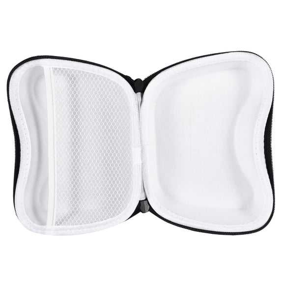 Homoyoyo White Storage Case with Plastic and Polyester Sponge, Portable Protective Carrying Case for Game Controllers
