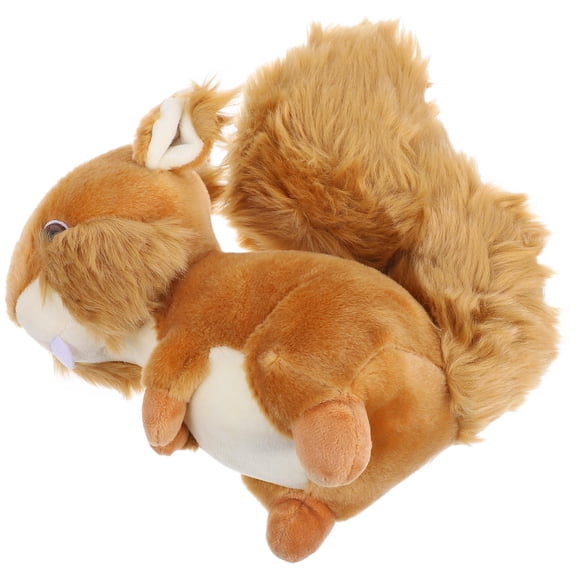 Homoyoyo Squirrel Soft Toy Cartoon Squirrel Toy Plush 1Pack for Office Ornament