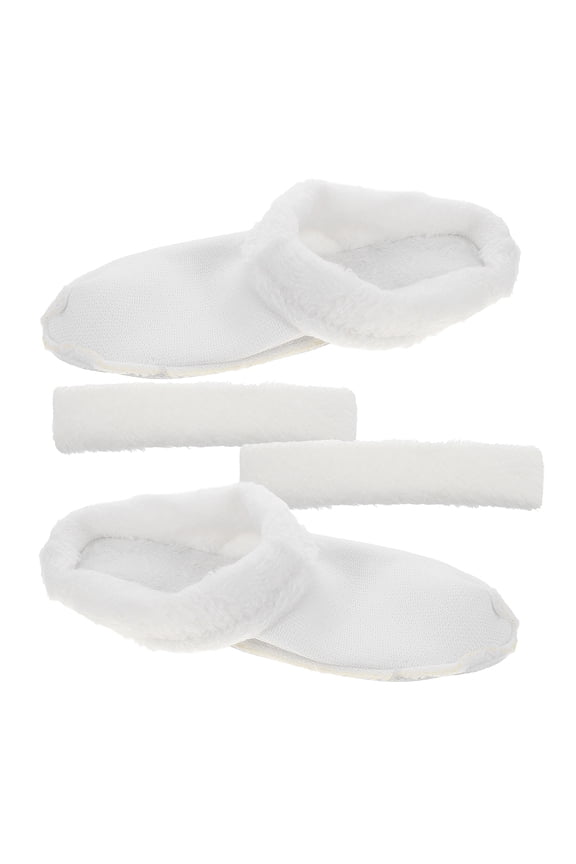 Comfy Socks Women Fuzzy Warm Shoe Liners Plush Warmth All Users Winter Use 1 Set