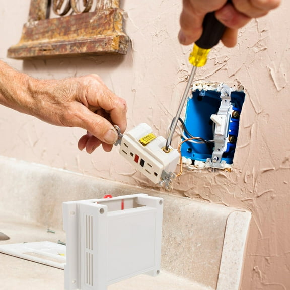 Homoyoyo Weatherproof White ABS Plastic Junction Box for Home Security and Monitoring Systems