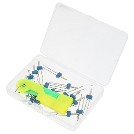 Homoyoyo Twin Sewing Machine Needles Set with Metal and Storage Box for Home Sewing and Craft Projects