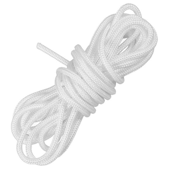 Homoyoyo White Nylon Umbrella Cord Rope Wind Resistant for Patio Umbrella Replacement 1 Piece Outdoor Accessory