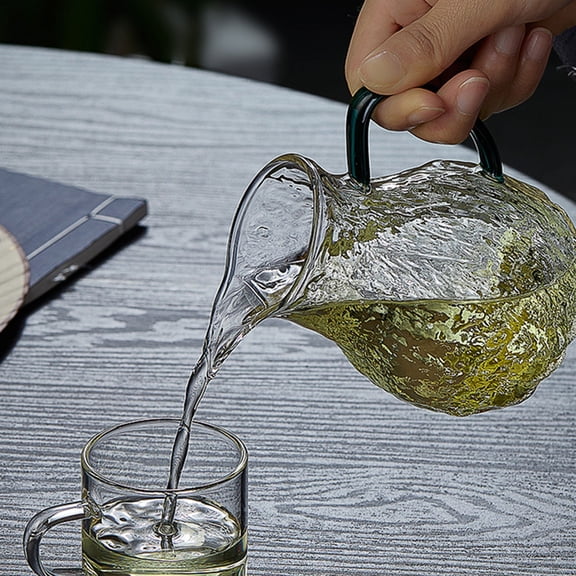 Homoyoyo Versatile Transparent Glass Tea Maker Pot for Kitchen Use with Safe Thickened Glass
