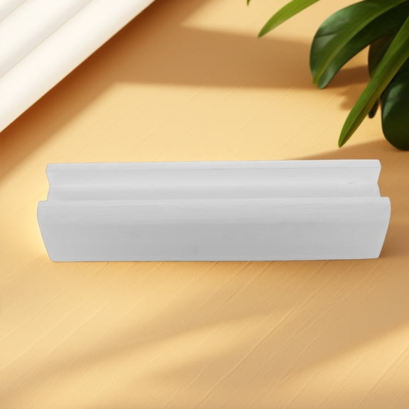 Homoyoyo White Wooden Floor Mirror Base Support Set for Homeowners Interior Designers Bedroom Use