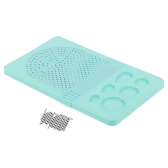 Homoyoyo Wire Wrapping Tool 1 Set Jewelry Wire Forming Tools for Travel Green ABS Steel