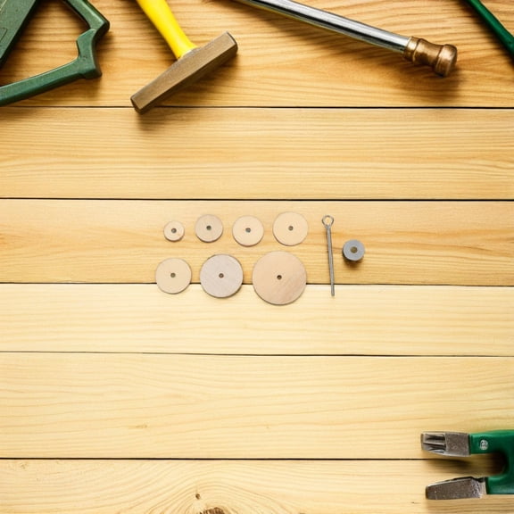 Homoyoyo Assorted Color Wooden and Metal Movable Joints for Stuffed Animals Doll Crafting and Accessories