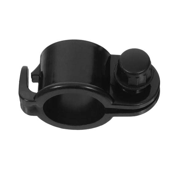 Homoyoyo Black Plastic Flagpole Clip with Quick-Install Design for Outdoor Flags, Events, and Flagpole Accessories