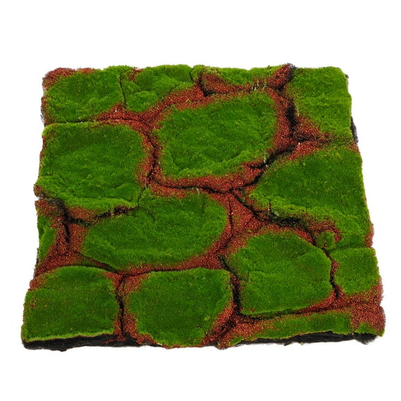 Homoyoyo Realistic Artificial Moss Turf for Home Decor, Natural Looking Flocking Green Moss Mat, Indoor Outdoor Use