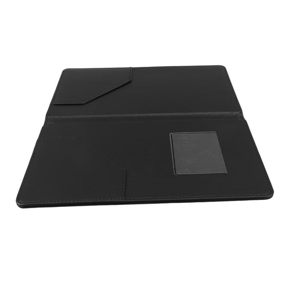 Homoyoyo Black PU Menu Binder Folder 1 Pack Restaurant Drinks Menu Organizer for Service Industry