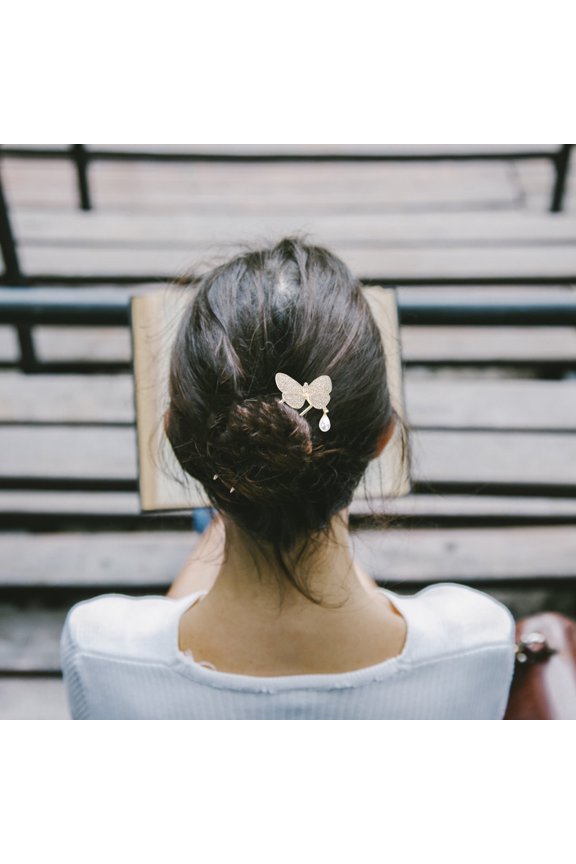 U Shaped Hairpin for Women, Alloy Hair Clip, Versatile Hairstyle Accessory for Prom, Daily Use, 1 Piece