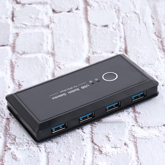 Homoyoyo USB 3.0 Automatic Switch for Computer, High-Speed USB Hub with Easy Connectivity