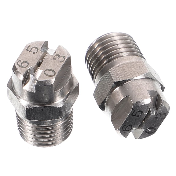 Homoyoyo 2-Pack Adjustable Stainless Steel Misting Nozzles for Cooling and Landscaping Outdoor Use