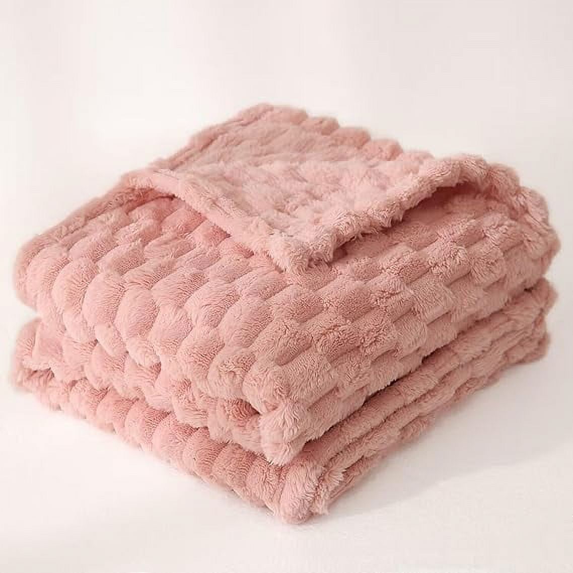 Homritar 3D Flannel Fuzzy Baby Blanket, Fluffy Warm and Lightweight