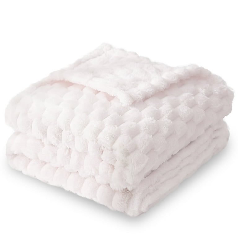 Homritar 3D Flannel Fuzzy Baby Blanket Fluffy Warm and Lightweight Toddler Plush Blanket for Newborn Infant 30 x 40