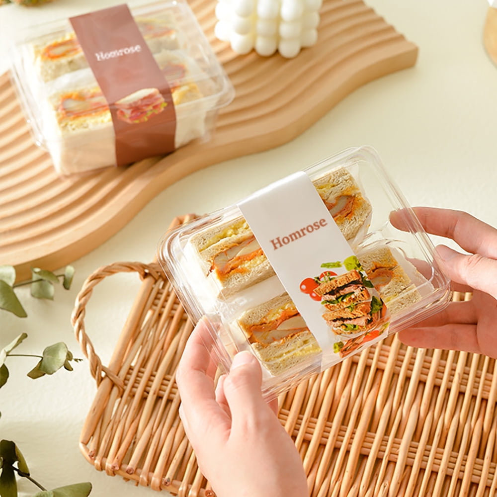 Homrose Sandwich Containers, Sandwich Box, Lunch Containers, Sandwich