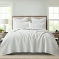 thumbnail image 1 of Homthreads by Levtex Home - Rowan - Throw 50x60in.- Diamond Quilted - White Crinkle - Polyester, 1 of 1