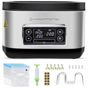 Homtone 8-Quart Sous Vide Machine | Precision Cooker with Immersion Circulator, Temp & Timer Control | Includes Vacuum Bags & Pump