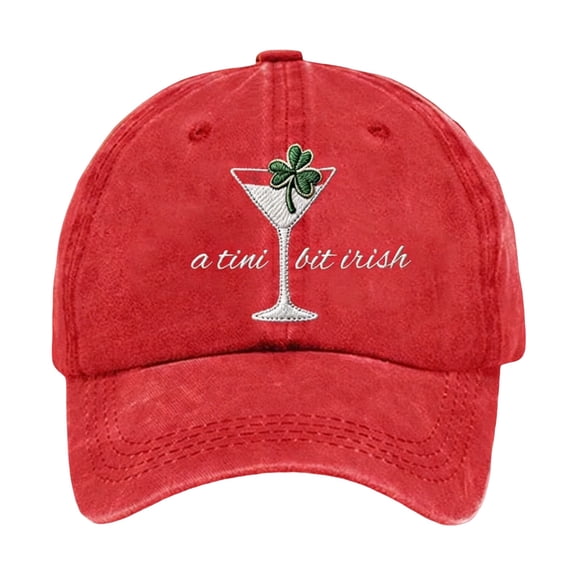 Homtrend St Patrick’s Day Baseball Cap Irish Shamrock Hat Adjustable Green Lucky Hat for Men Women Ireland Party Parade Costume St Patricks Day Gift