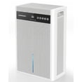 thumbnail image 1 of Homtronics 2 Pint Dehumidifier for Home, 100 oz Water Tank, Ultra-Quiet, Auto Shut-off, LED Display, 84H Timer, LED Light, Water Hose, White, 1 of 8