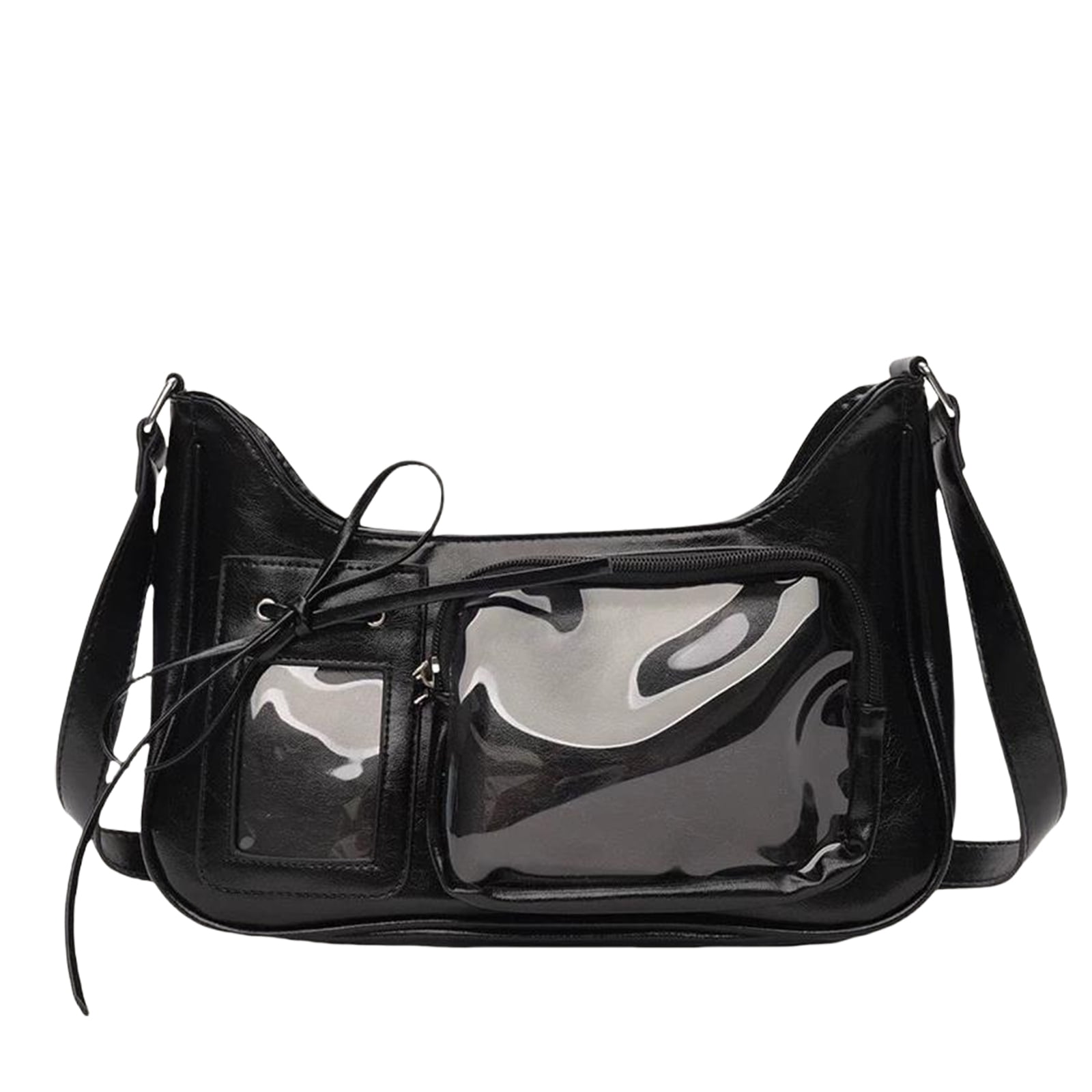Homvik Y2K Ita Purse Crossbody Bag Pin Display Handbag Cute Aesthetic JK Lolita Bag for Anime Cosplay