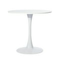 thumbnail image 1 of Homy Casa 31.5" White Round Dining Table with Tulip Base for Kitchen Café, 1 of 10