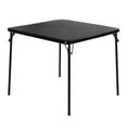 thumbnail image 1 of Homy Casa 34" Folding Card Table, Portable Table for Dining, Camping, or Game Night, Black, 1 of 10
