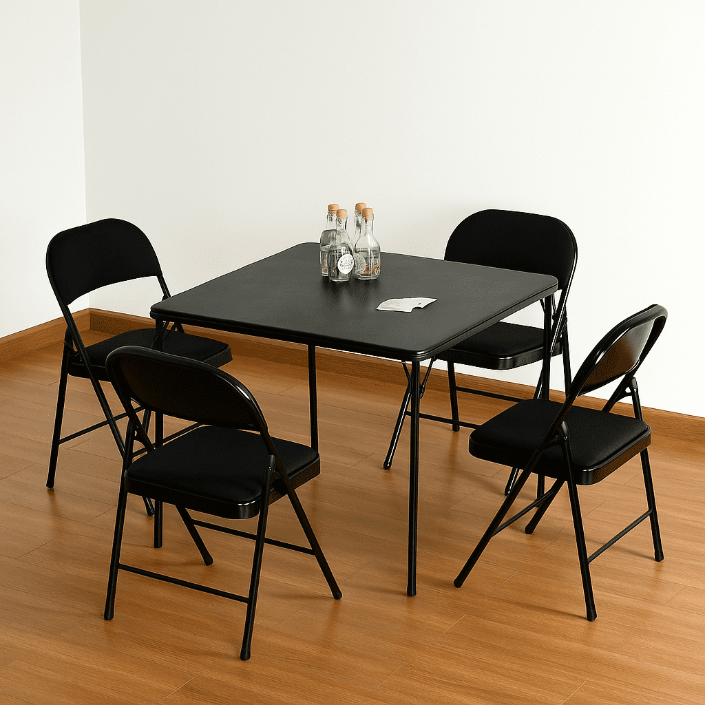 Folding Table Cosco Fabric Folding Chairs Cosco 5-piece Folding