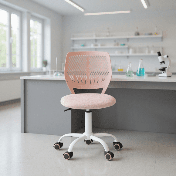 Homy Casa Adjustable Height Drafting Stool with 360° Swivel, Ergonomic Design and Quiet Casters for Laboratory Workbench, Research Station and Sample Collection