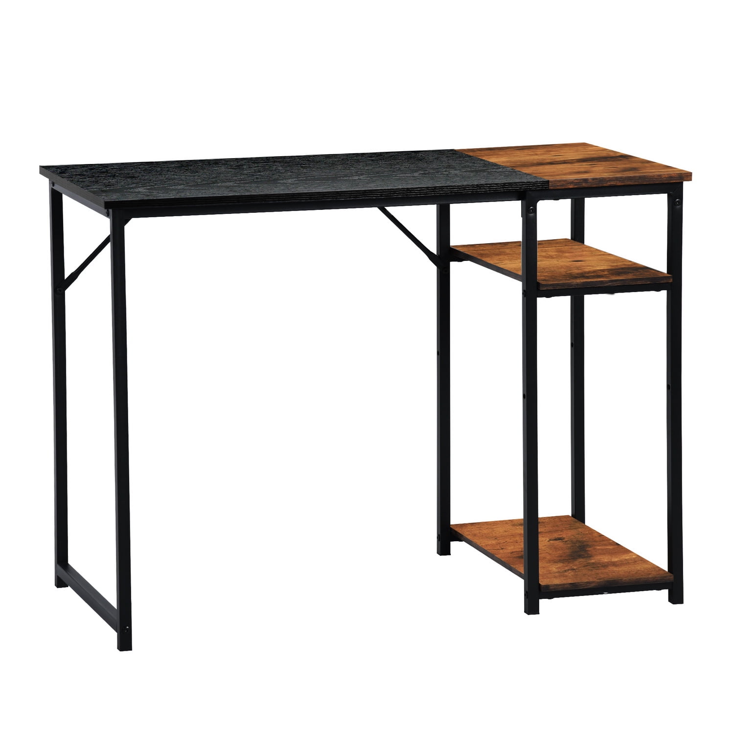 Homy Casa Computer Desk 40 inch Study Writing Table with Storage
