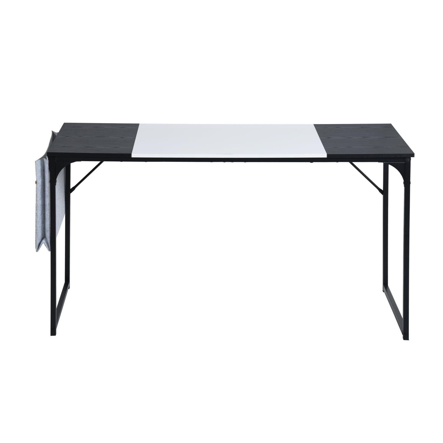 Homy Casa Computer Desk 55 inch Study Writing Table with A Storage Bag