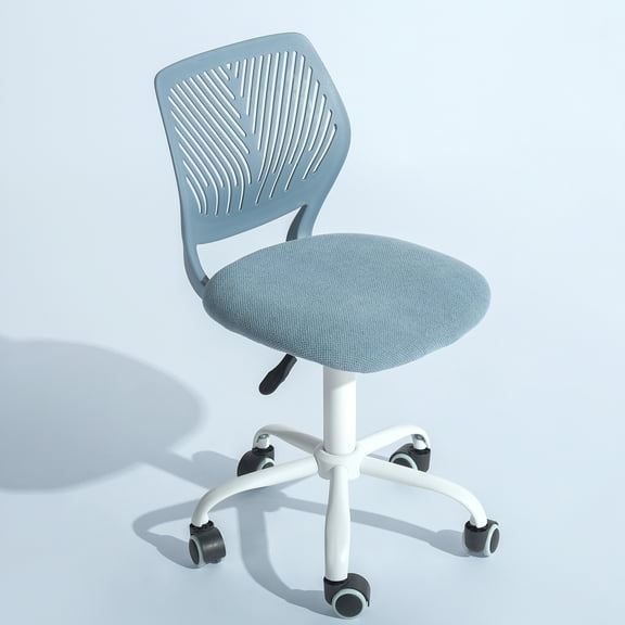 Homy Casa Kids Desk Chair, Height Adjustable Small Study Computer Task Chair for Student Children Blue