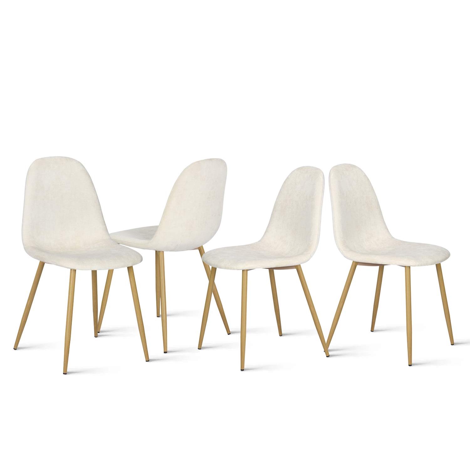 Homy Casa Dining Chairs Set of 4, Upholstered Fabric Side Chairs, Home