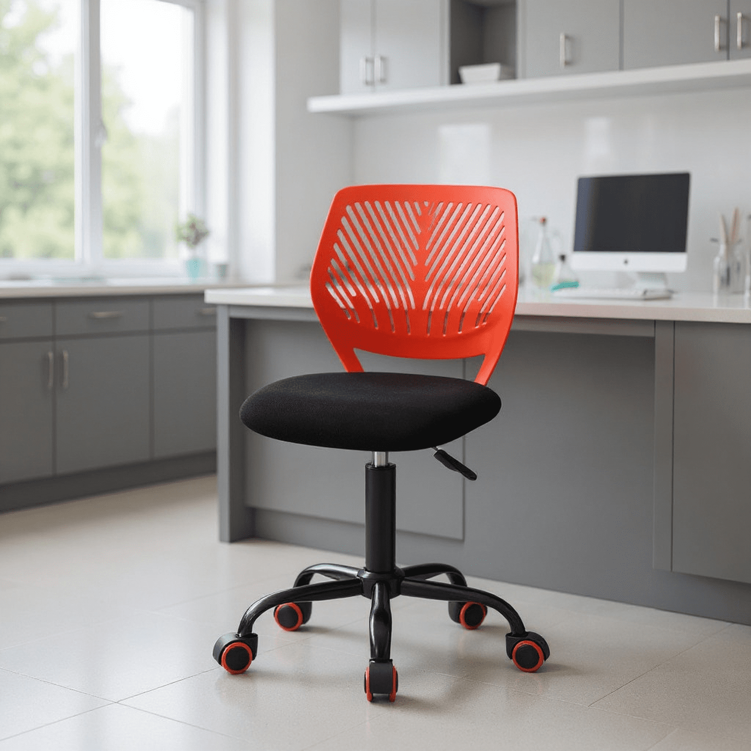 Homy Casa Ergonomic Swivel Task Chair with Adjustable Height ...