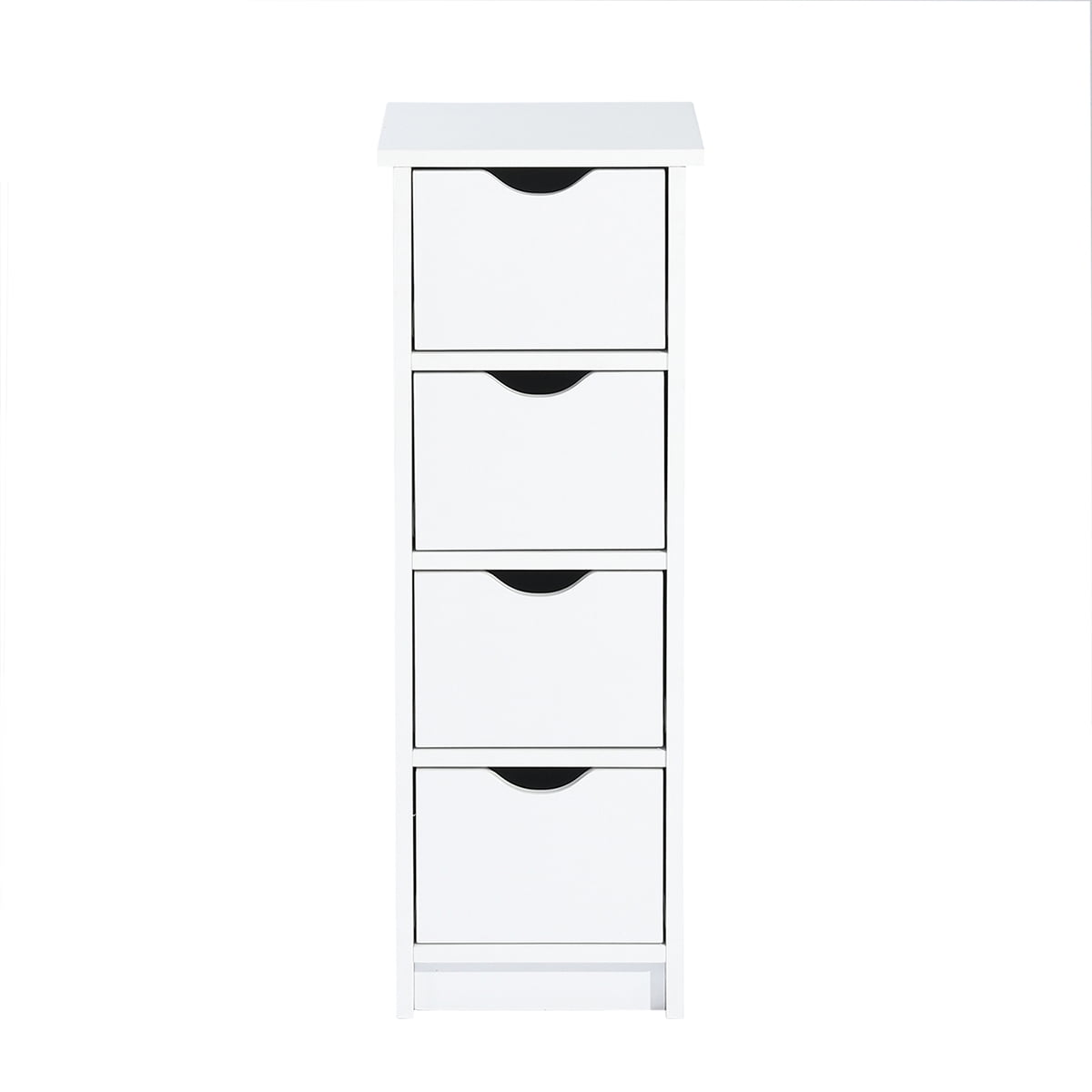 Homy Casa Floor Storage with 4 Drawers for Bathroom Laundry