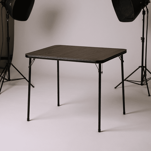 Homy Casa Garage Tool Storage Folding Table, 34 Inch, Sturdy and Practical, Perfect for Tool Organization and Workstations, Brown