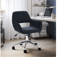 thumbnail image 1 of Homy Casa Swivel Task Chair with Ergonomic Design, Height Adjustable For Home Office, Bedroom, Black, 1 of 6